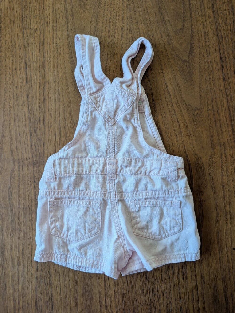 OshKosh B'gosh Pink Unicorn Short Overalls 2T - Picture 2 of 6
